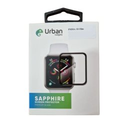 Folie sticla ceas Urban Gadgets Sapphire 3D Full Glue pentru Apple Watch 49mm Negru