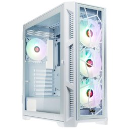 Carcasa Carcasa PONOS Ultra Midi-Tower, Tempered Glass, Fara sursa, ATX, Alb