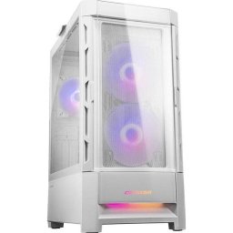 Carcasa Duoface RGB White, Middle Tower, Fara sursa, ATX, ATX extins (e-ATX), Micro ATX (uATX), Mini ITX, Alb