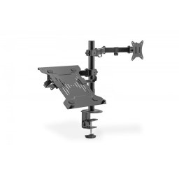 DIGITUS Universal Monitor Mount with Notebook Holder
