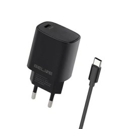 Incarcator de retea BLNCB20C, USB-C, 20W, negru, cablu 1m inclus