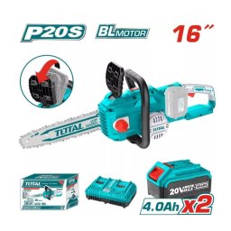 DRUJBA TOTAL, LI-ION, 40V, 2 ACUMULATORI, 1 INCARCATOR, 40 cm