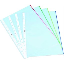 File de protectie Noki, margine color, mix culori, 25 bucati/set