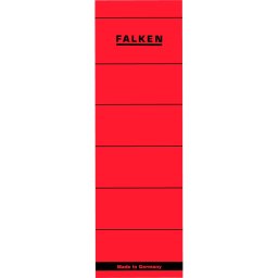 Etichete autoadezive pentru biblioraft 60 x 190 mm, 10 buc/set, rosu