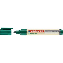 Marker pentru tabla Edding 28, ecologic, varf rotund, 1.5-3 mm, verde