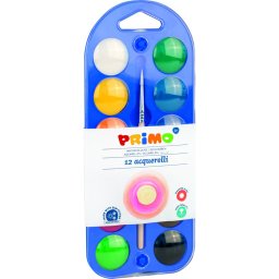 Acuarele cu paleta Morocolor, 12 culori, diametru pastila 25 mm
