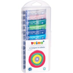 Tempera Morocolor Primo, 12 ml, 12 culori/cutie