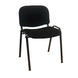 Scaun vizitator Niky, stofa neagra