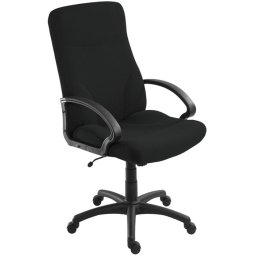 Fotoliu directorial Stilo, stofa, negru