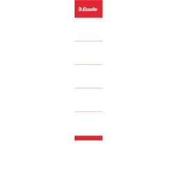 Etichete albe pentru biblioraft 50 mm, 10/set, ESSELTE