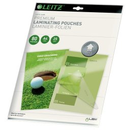 Folie pentru laminare la cald Leitz iLAM UDT A4, 80 microni, 25 folii/set