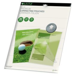 Folie pentru laminare la cald Leitz iLAM UDT A3, 80 microni, 25 folii/set