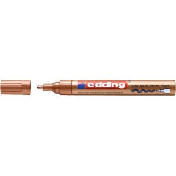 Marker permanent Edding 750, cu vopsea, varf rotund 2-4 mm, cupru