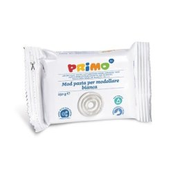 Argila pentru modelaj Morocolor Primo, 250 g, alb