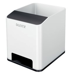 Suport instrumente de scris Leitz WOW, PS, cu amplificare sunet, culori duale, alb-negru