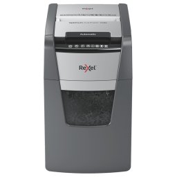 Distrugator documente automat REXEL OPTIMUM 130M, P5, micro-cut (particule), 130 coli, cos 44l, negru