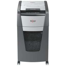 Distrugator documente automat REXEL OPTIMUM 225X, P4, cross-cut (confeti), 225 coli, cos 60l, negru