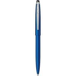 Pix cu mecanism Scrikss Stylus Matt Blue, albastru, touch, vf M, scriere albastra