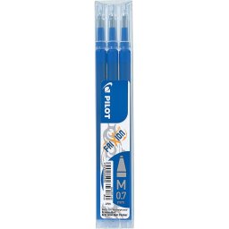 Rezerva roller PILOT Frixion, 0,7mm, 3buc/set - albastru