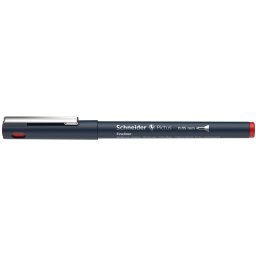 Liner pentru desen tehnic SCHNEIDER Pictus, varf fetru 0.05mm - rosu