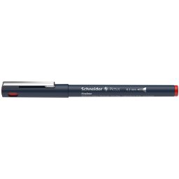 Liner pentru desen tehnic SCHNEIDER Pictus, varf fetru 0.2mm - rosu