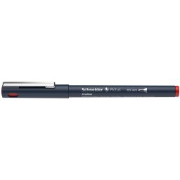 Liner pentru desen tehnic SCHNEIDER Pictus, varf fetru 0.5mm - rosu