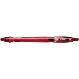 Roller cu gel BIC, Gelocity Quick Dry, 0.7 mm, rosu