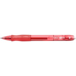 Roller cu gel BIC, Gelocity Clic, 0.7 mm, rosu
