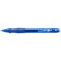 Roller cu gel BIC, Gelocity Clic, 0.7 mm, albastru