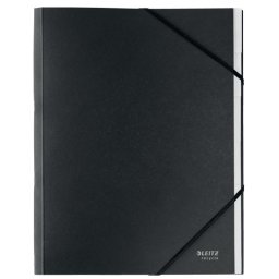 Mapa cu separatoare LEITZ Recycle, carton cu amprenta CO2 neutra, 100% reciclat, certificare Blue Angel, 6 separatoare
