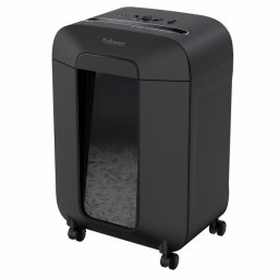 Distrugator documente Fellowes LX85, cross cut, 12 coli, negru