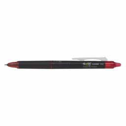 Roller cu gel Pilot Frixion Clicker, cu mecanism, 0.5 mm, rosu