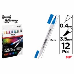 Set 12 markere creative Main Paper, varf 0.4 mm