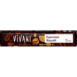 Baton de ciocolata espresso biscotti bio 40g