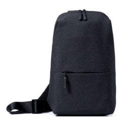 Ghiozdan pe umar (Rucsac) Multifunctional iSEN Urban Bag 2, Negru, Capacitate 4 litri 10Kg, Rezistent la apa si la uzura, Catarama ajustabila, Buzunar frontal