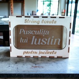 Pusculita personalizata, 15x10x8 cm