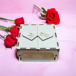 Cutie cadou, 15x15 cm, personalizata