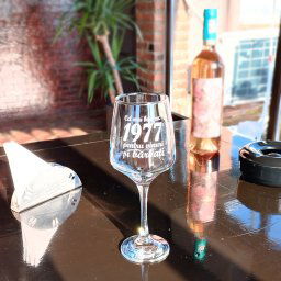 Pahar vin personalizat, 330 ml, "Anul Tau"