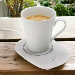 Incalzitor electric cana, USB, alb