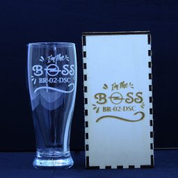 Pahar bere, personalizat, cutie personalizata