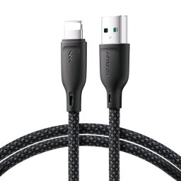 Multi-Color Series SA34-AL3 USB-A / Lightning 3A Cable 1m - Black