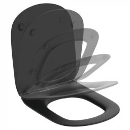 Capac WC Ideal Standard Tesi cu inchidere lenta,negru mat -T3529V3