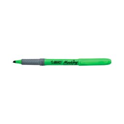 Textmarker Bic Brite Liner Grip verde 330986