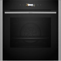 Cuptor incorporabil Neff B54CR71N0, 14 functii, Home Connect, sistem de autocuratare cu piroliza si Easy Clean, display TFT touch control, usa cu sistem Slide&Hide, SotfOpen, iluminare cu halogen, capacitate 71 l