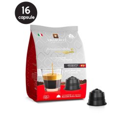 16 Capsule Lollo Caffe Espresso Argento - Compatibile Dolce Gusto