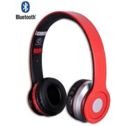 Casti Wireless On Ear, Crystal , Bluetooth 5.0 si Fir Jack 3.5mm, Rosu