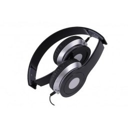 Casti cu fir Rebeltec City RBLSLU00020, 40 mm, Negru