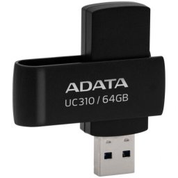 Stick Memorie A-Data UC310, 64 GB, USB 3.2 gen 1, Negru