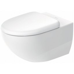 Set vas wc suspendat Duravit Architec Rimless, cu capac soft close, alb