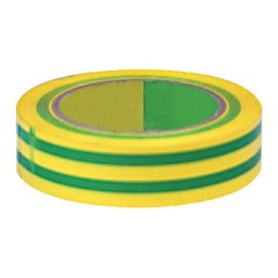 BANDA IZOLATOARE ATESTATA 15X0.15MM / 10M VERDE-GALBEN